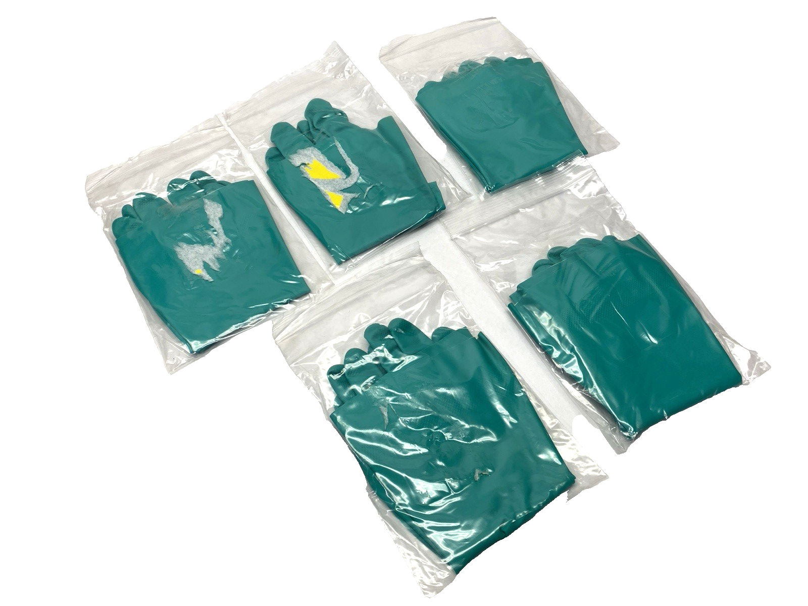 N/A | Industrial Chemical Work Gloves Medium LOT OF 5 - New - Maverick Industrial Sales