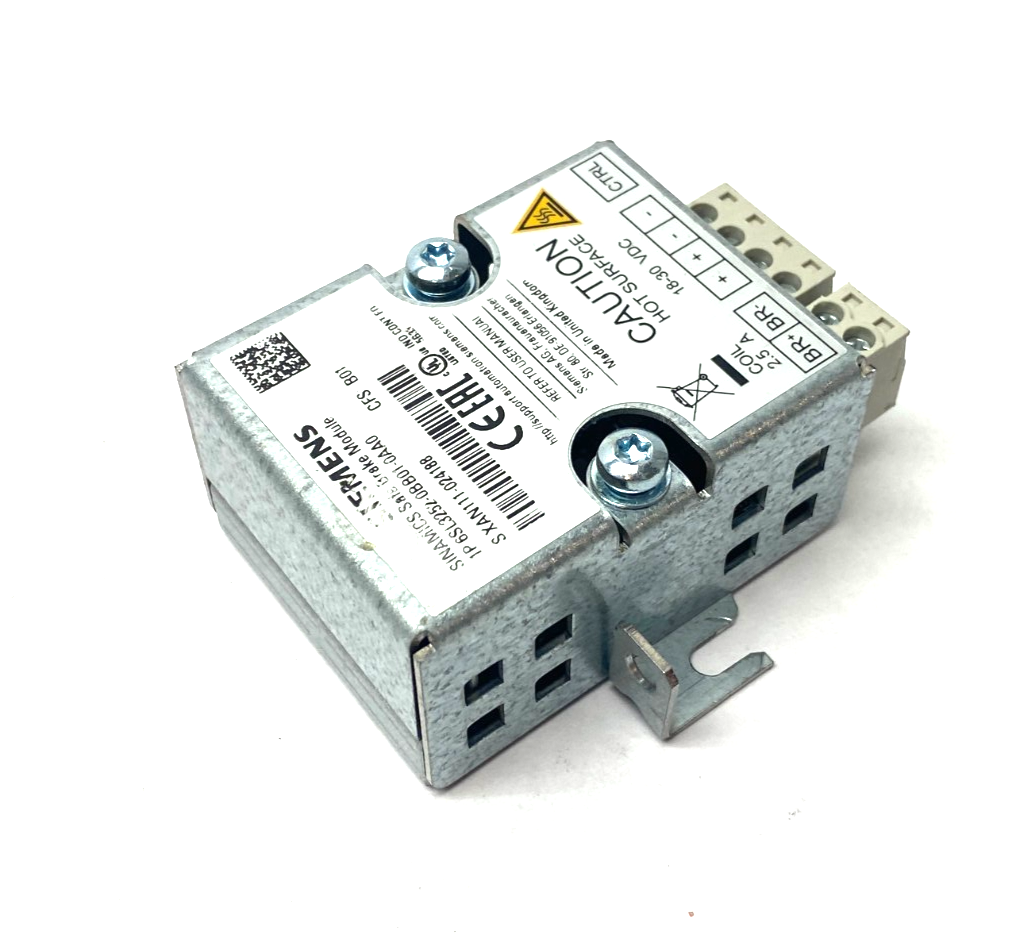 Siemens 6SL3252-0BB01-0AA0 SINAMICS Safe Brake Module - Maverick Industrial Sales