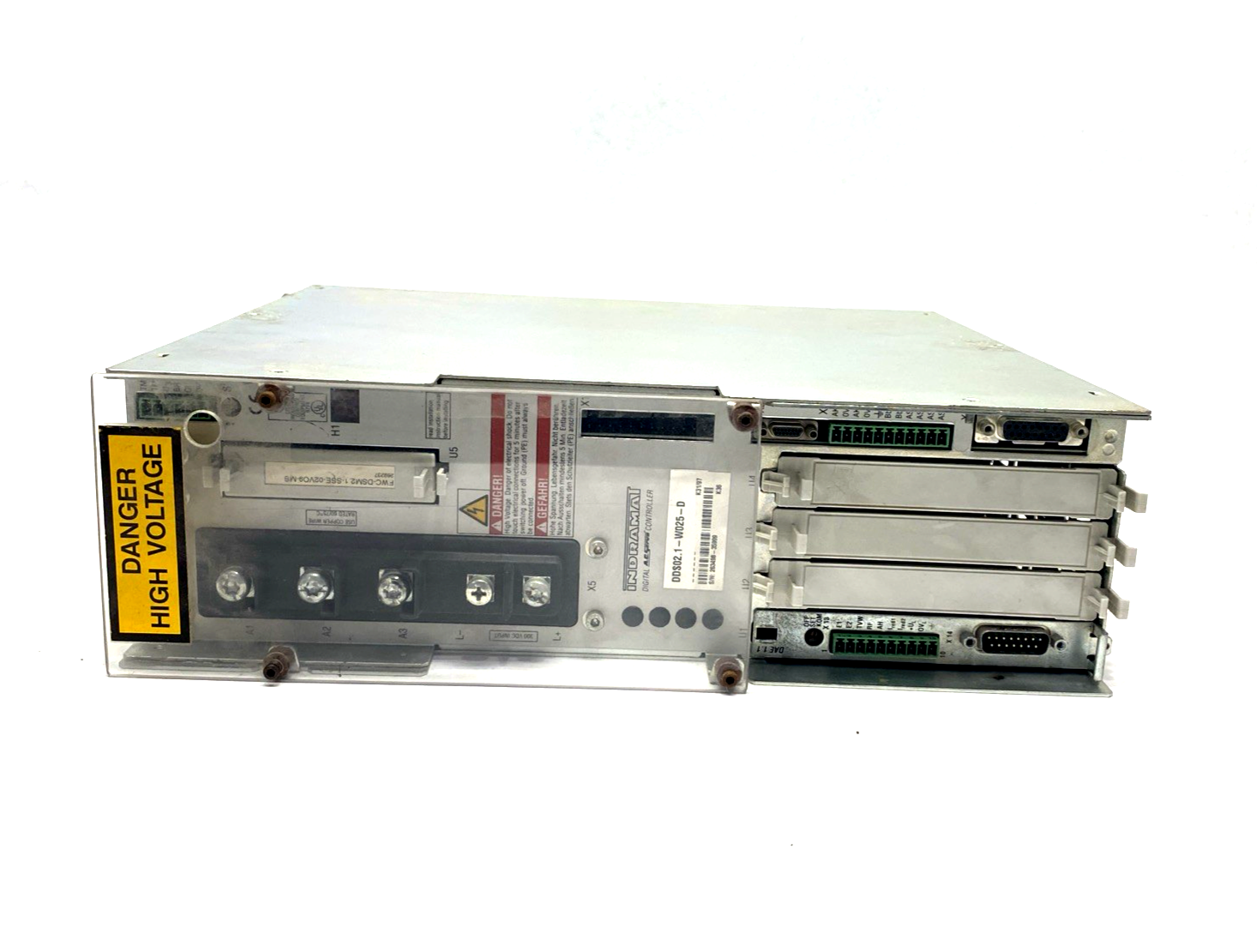 Indramat DDS02.1-W025-D AC Servo Controller w/ FWC-DSM2.1-SSE-02VO9-MS, DAE 1.1 - Maverick Industrial Sales