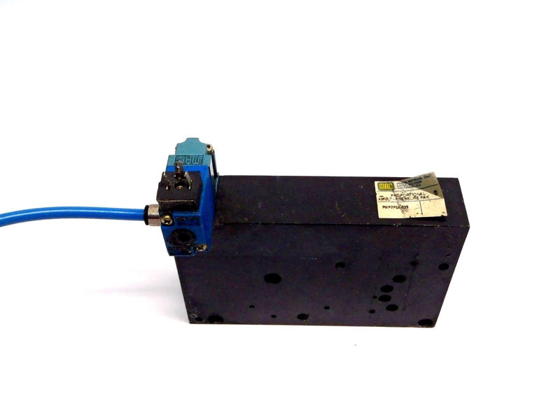 Mac Valves PMPP2A-025 Block w/ 35A-B00-DDAJ-1KJ Solenoid Valve 3 Way Mount - Maverick Industrial Sales