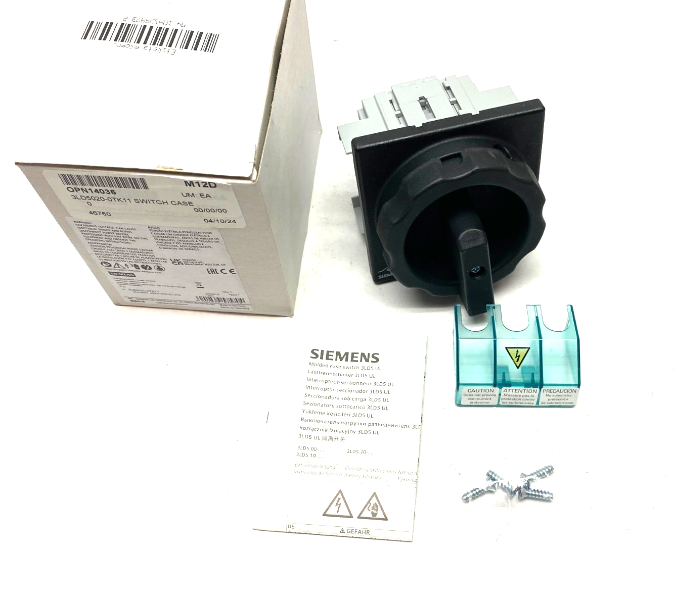 Siemens 3LD5020-0TK11 SENTRON Molded Case Rotary Disconnect Switch 3-Pole - Maverick Industrial Sales