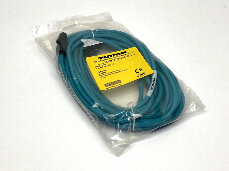 Turck RJ45 RJ45 440-7M/C1246 Double-Ended Ethernet Cordset U-87454 - Maverick Industrial Sales