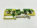 Wago 281-687 Terminal Block 3-Conductor Ground Cage Clamp LOT OF 4 - Maverick Industrial Sales
