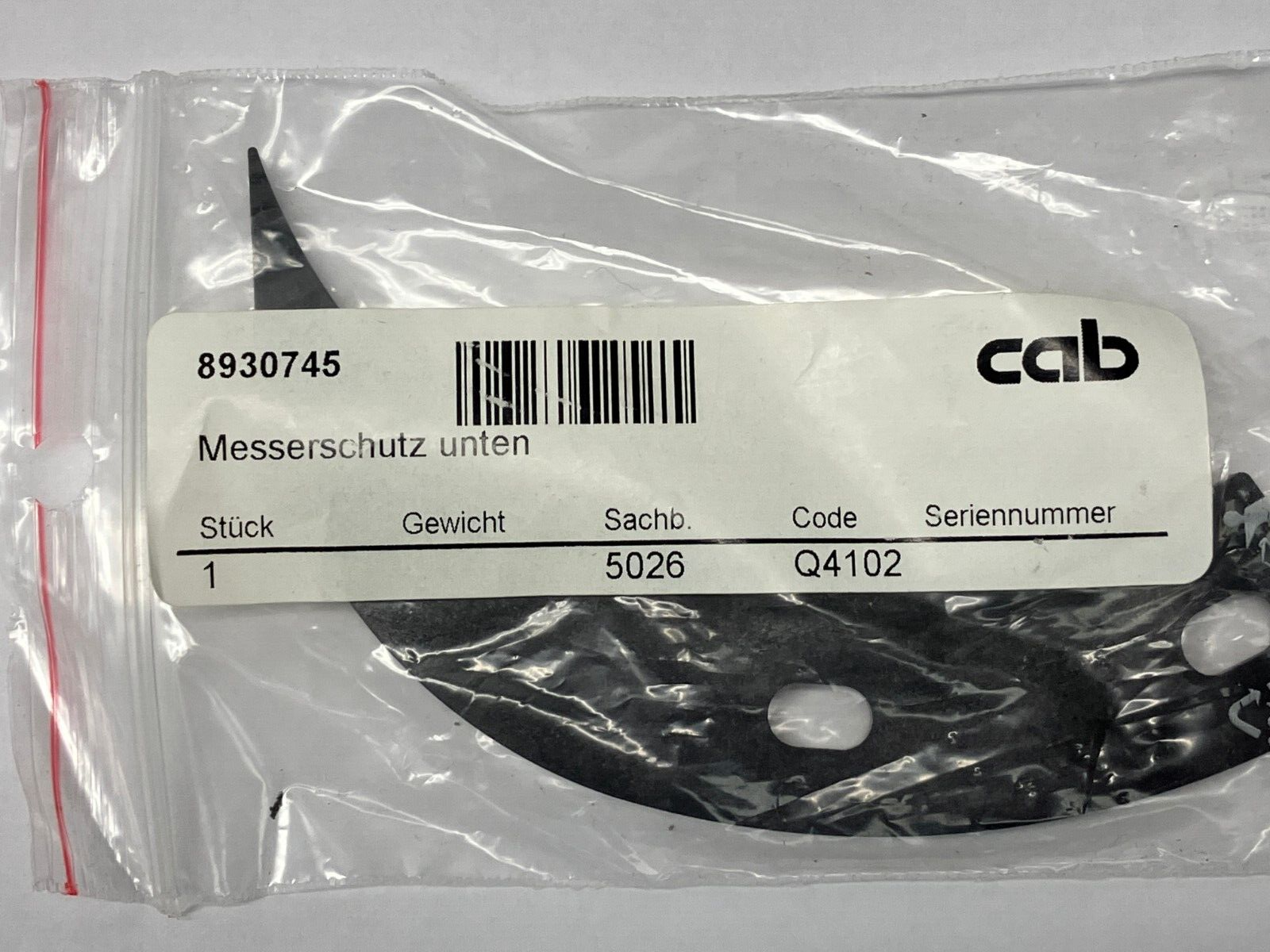 CAB 8930745 Lower Guide for Maestro 2 PCB Separator - Maverick Industrial Sales