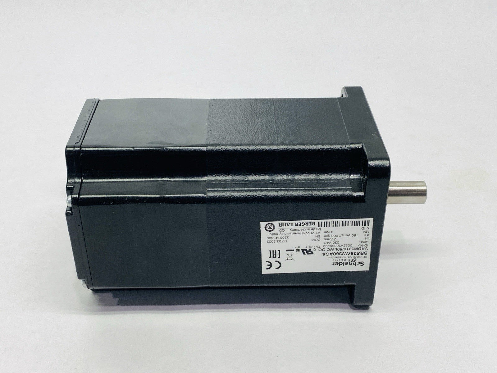 Schneider Electric BRS39AW360ACA 3-Phase Stepper Motor 1000RPM 4.52Nm 230VAC - Maverick Industrial Sales