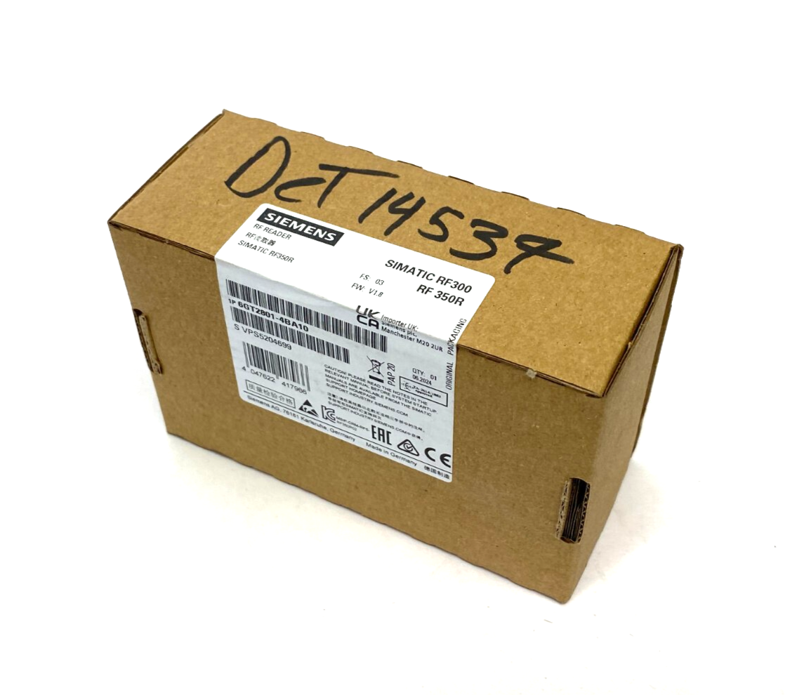 Siemens 6GT2801-4BA10 SIMATIC RF350R Gen 2 Reader RS422 interface - Maverick Industrial Sales