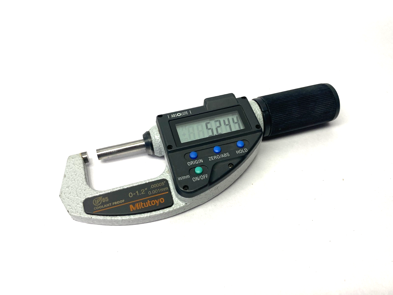 Mitutoyo 293-676-20 ABSOLUTE Digimatic Micrometer IP65 0-1.2"/30.48mm WITH CASE - Maverick Industrial Sales