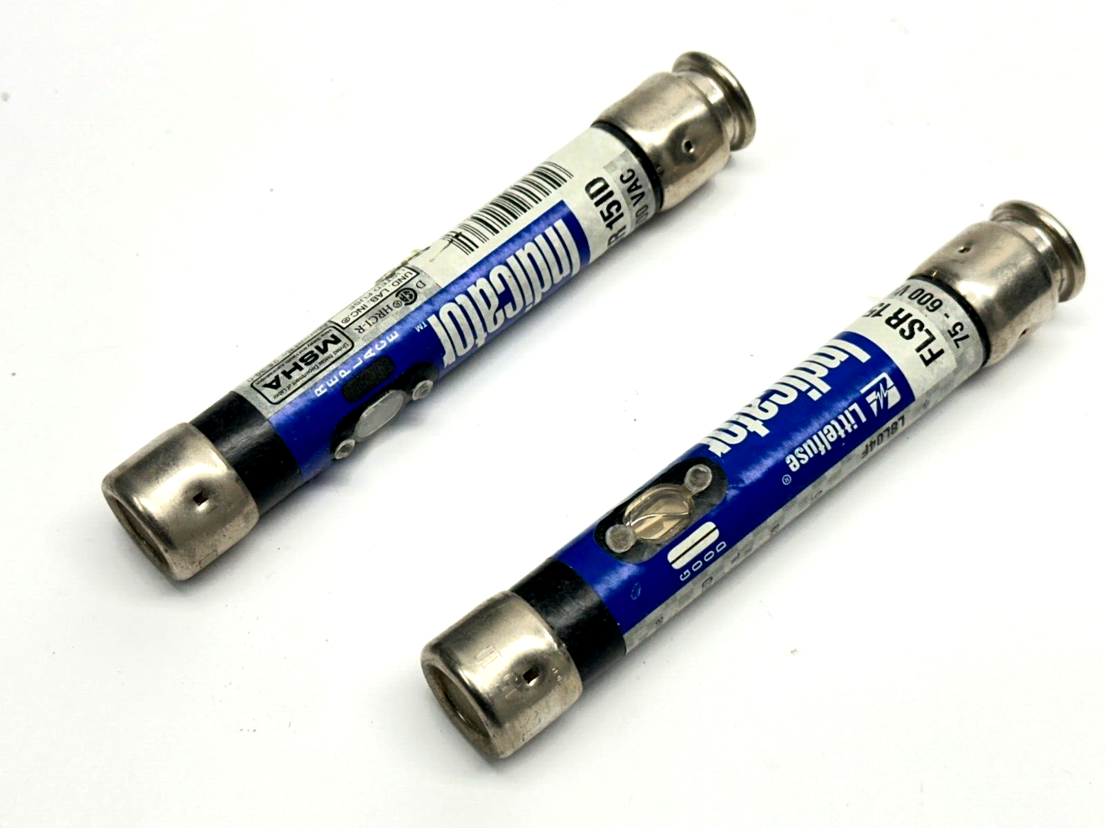 FLSR-15-ID,FLSR15ID | Littlefuse FLSR 15 ID Indicator Time Delay Fuse Class RK5 15A 600VAC LOT OF 2 - Used - Maverick Industrial Sales