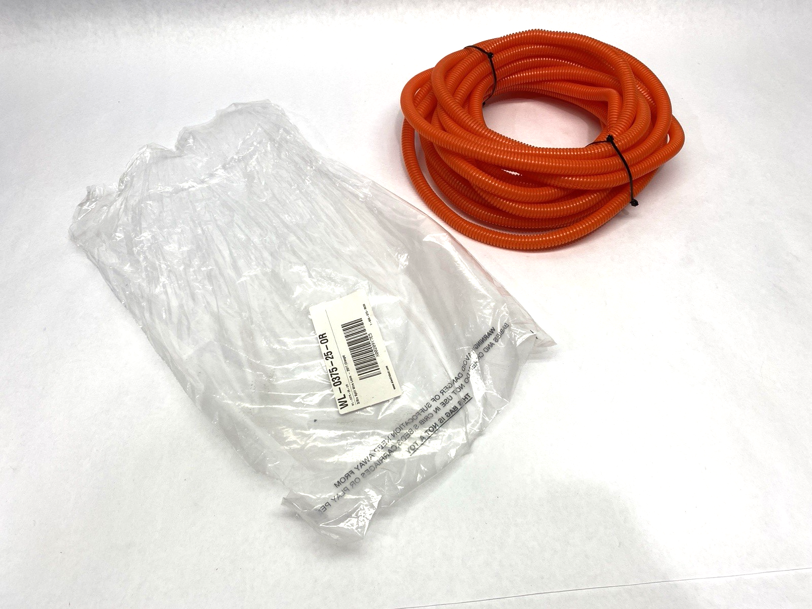 WL-0375-25-OR | Electriduct Orange Split Wire Loom Tubing 3/8" x 25' - New Other - Maverick Industrial Sales