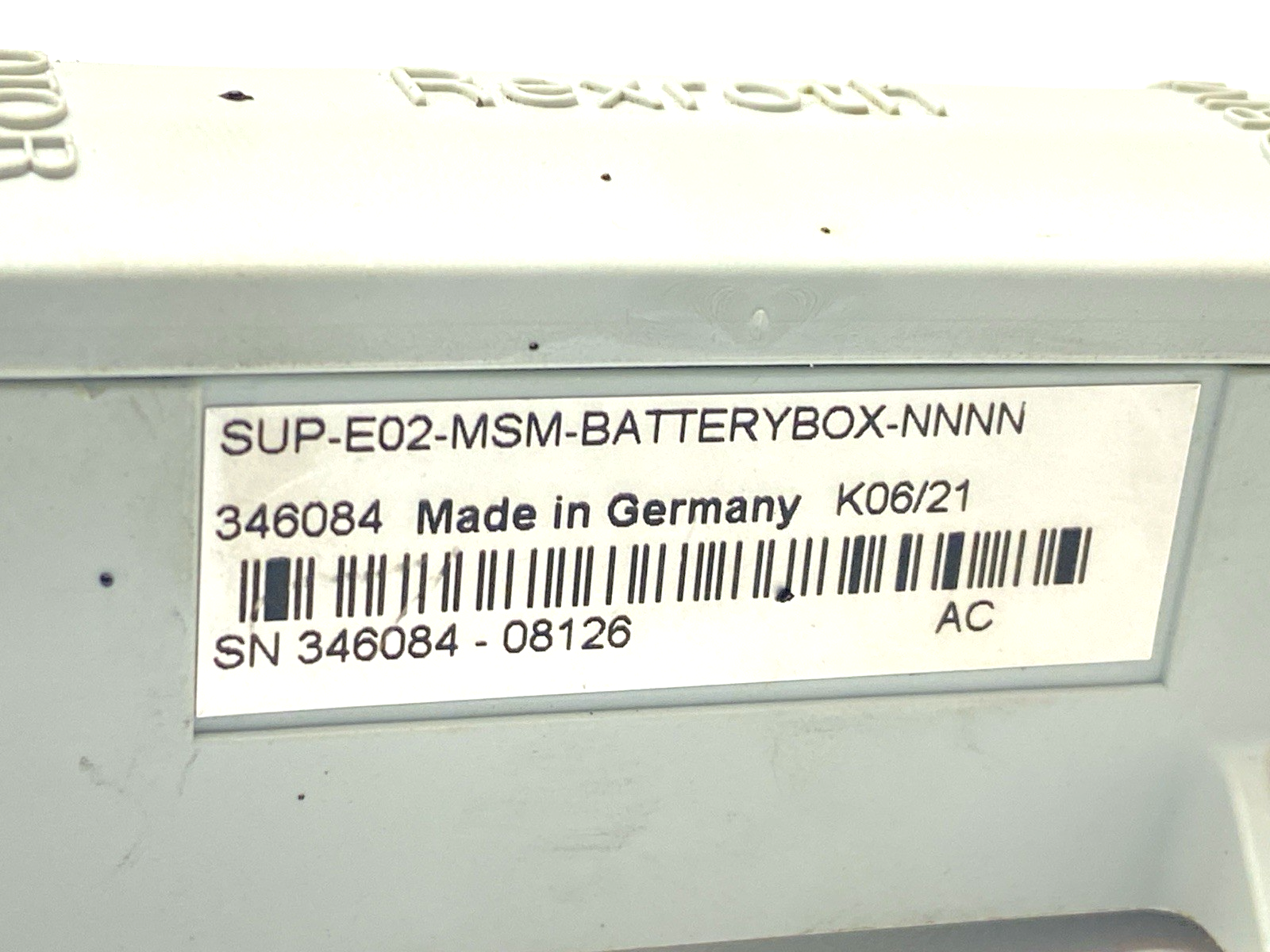 Bosch Rexroth R911346084 Multi-Turn Battery Box SUP-E02-MSM-BATTERYBOX-NNNN - Maverick Industrial Sales
