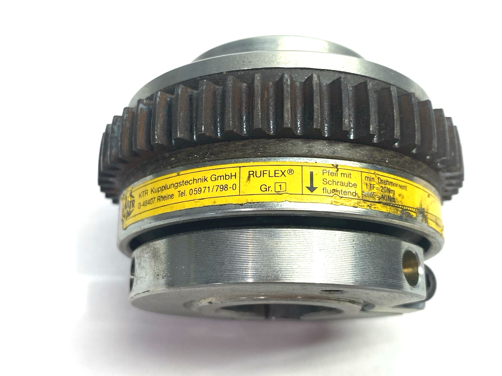 KTR RUFLEX® Torque Limiter Adapter Size 1 5600RPM 1-1/2" Bore w/ Keyway - Maverick Industrial Sales