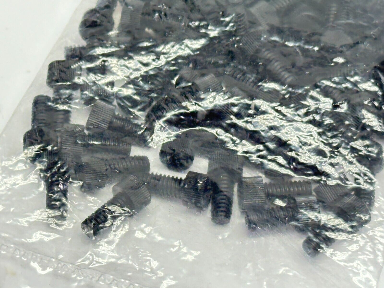 Essentra 3408320037B Hex Socket Cap Screw 8-32 Thread 3/8 Black Nylon PKG OF 100 - New - Maverick Industrial Sales