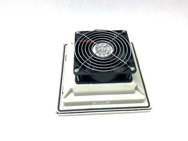 Hoffman HF0924414 nVent Side Mount Cooling Filter Fan Light Gray, 24V, 70CFM - Maverick Industrial Sales