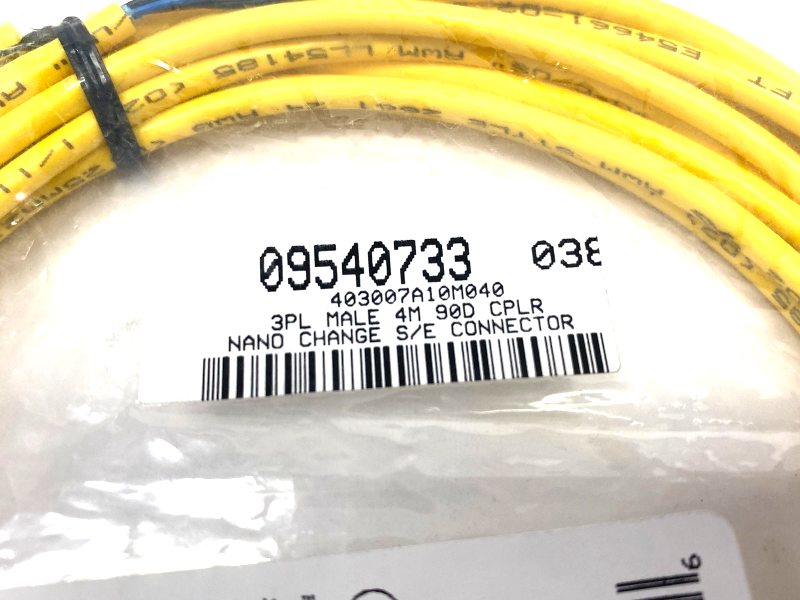 403007A10M040 | Brad Woodhead Molex Nano-Change 3P Male 90-Deg Cable 1200860140 - New - Maverick Industrial Sales