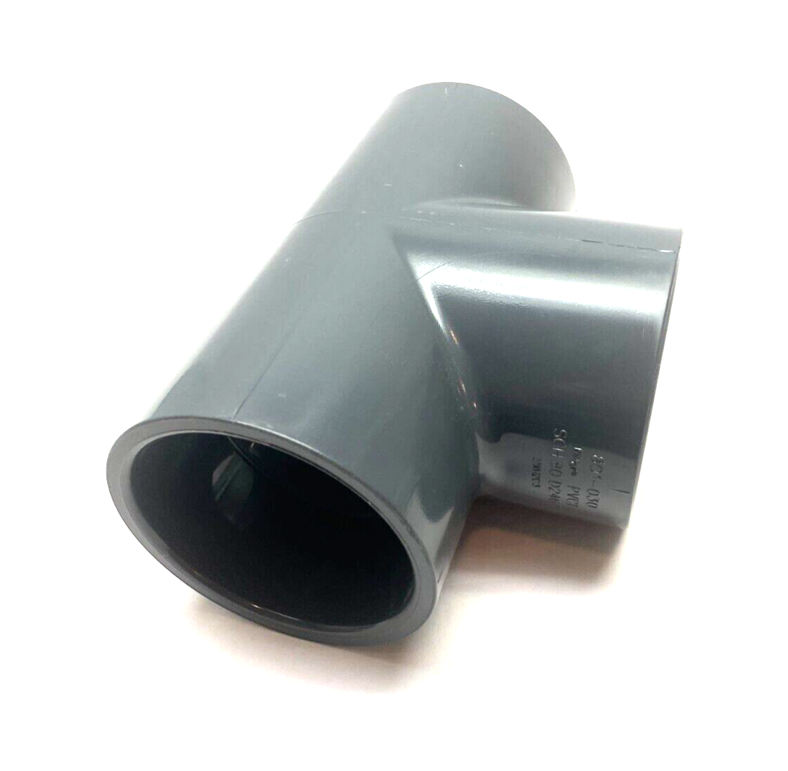 Spears 801-030 Tee Slip Socket Fitting Gray PVCI SCH 80 3" x 3" x 3" - Maverick Industrial Sales