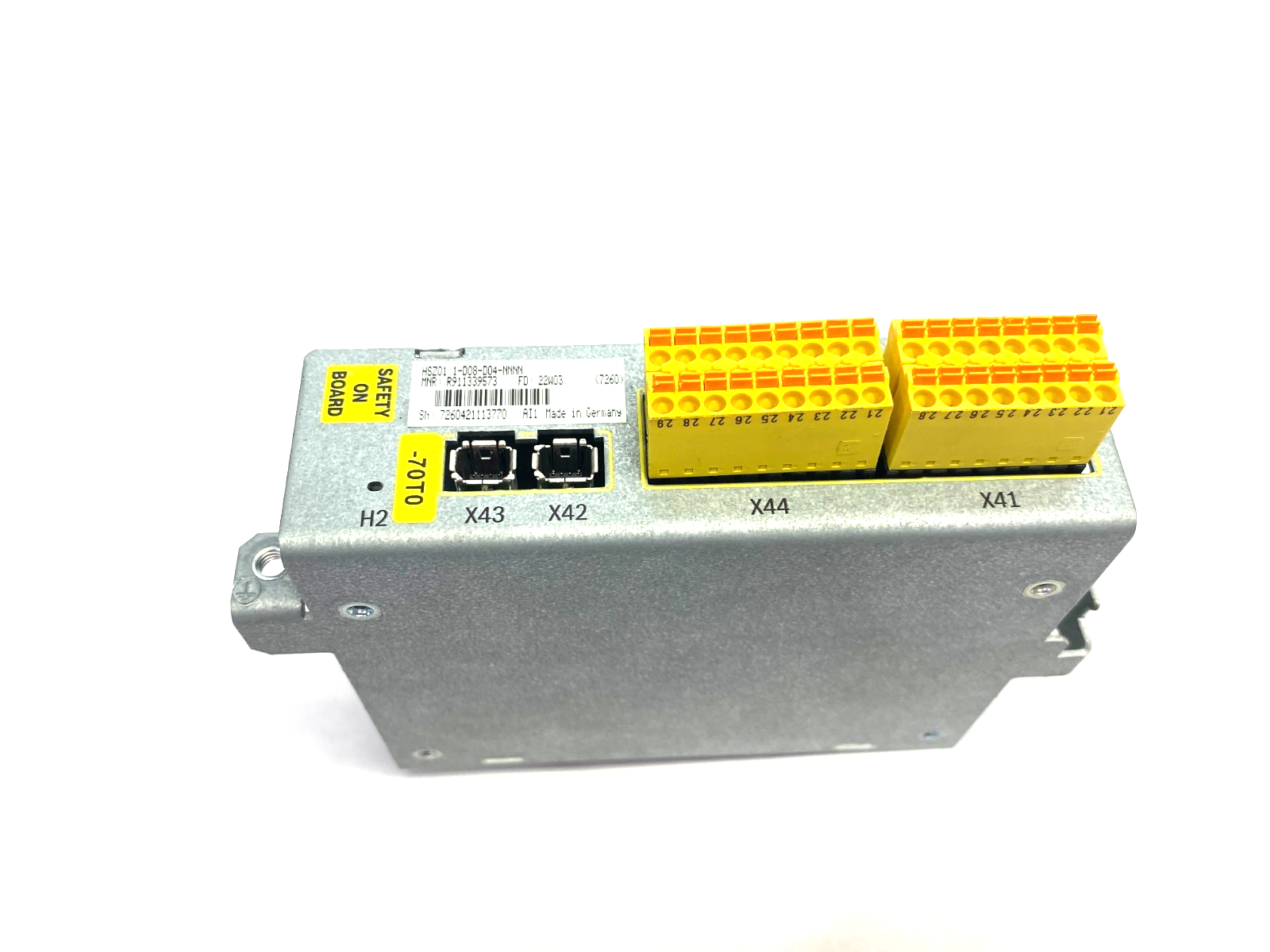 Bosch Rexroth R911339573 Security Drive Control Module HSZ01.1-D08-D04-NNNN - Maverick Industrial Sales