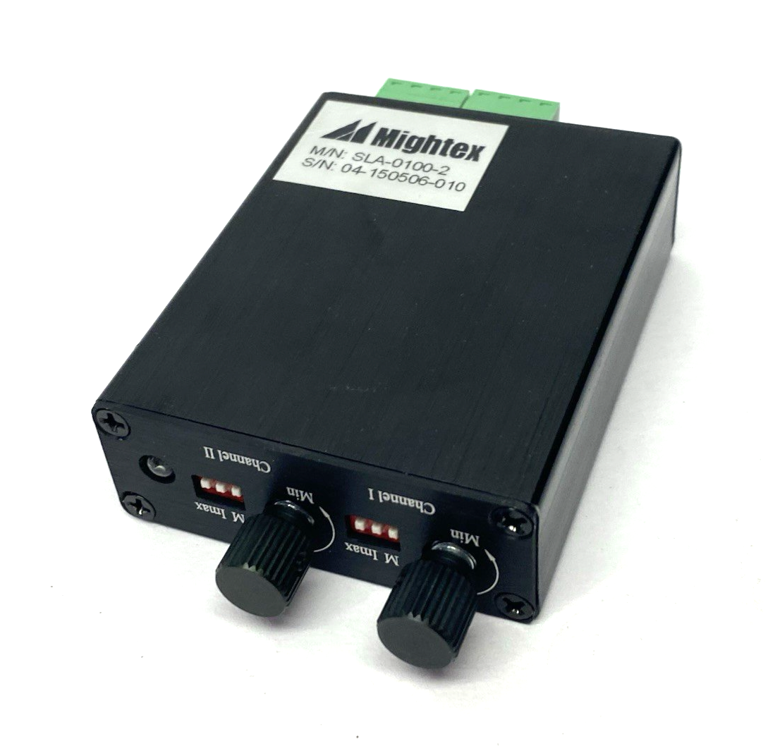 Mightex SLA-0100-2 Two-Channel Universal LED Driver 100mA max output - Maverick Industrial Sales