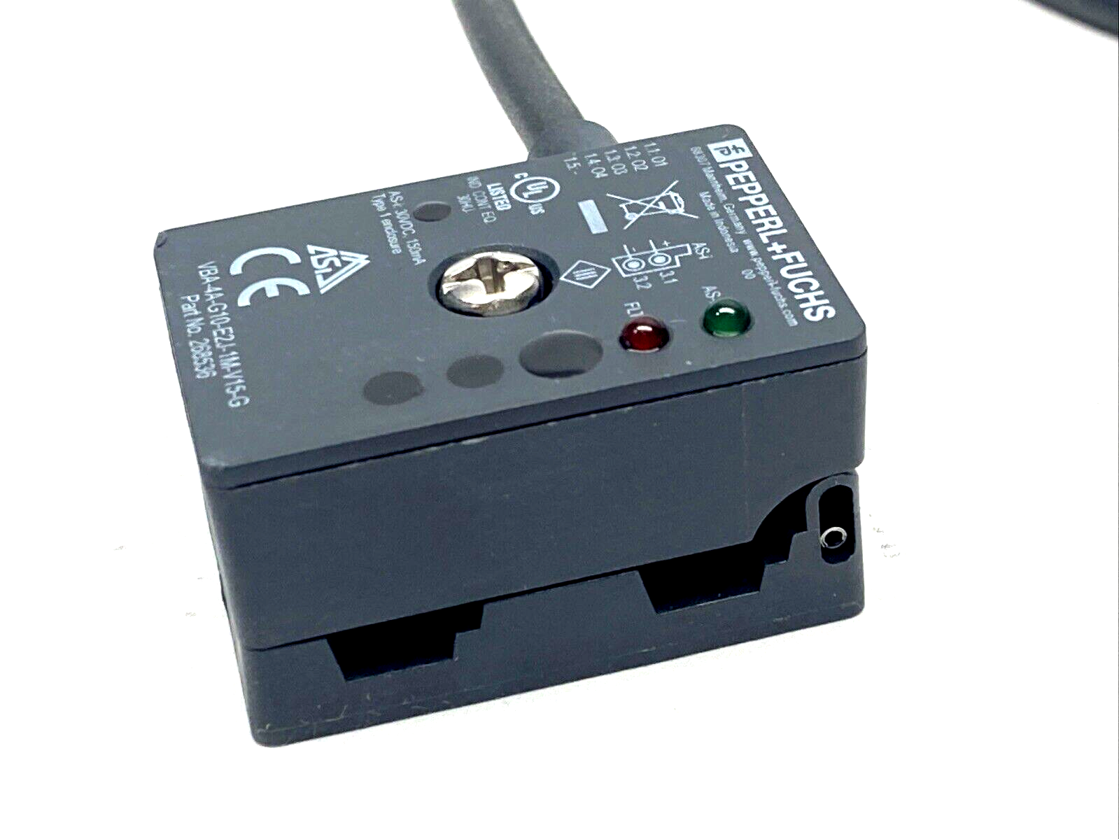 Pepperl+Fuchs VBA-4A-G10-E2J-1M-V15-G AS-Interface Actuator Module 268536 - Maverick Industrial Sales