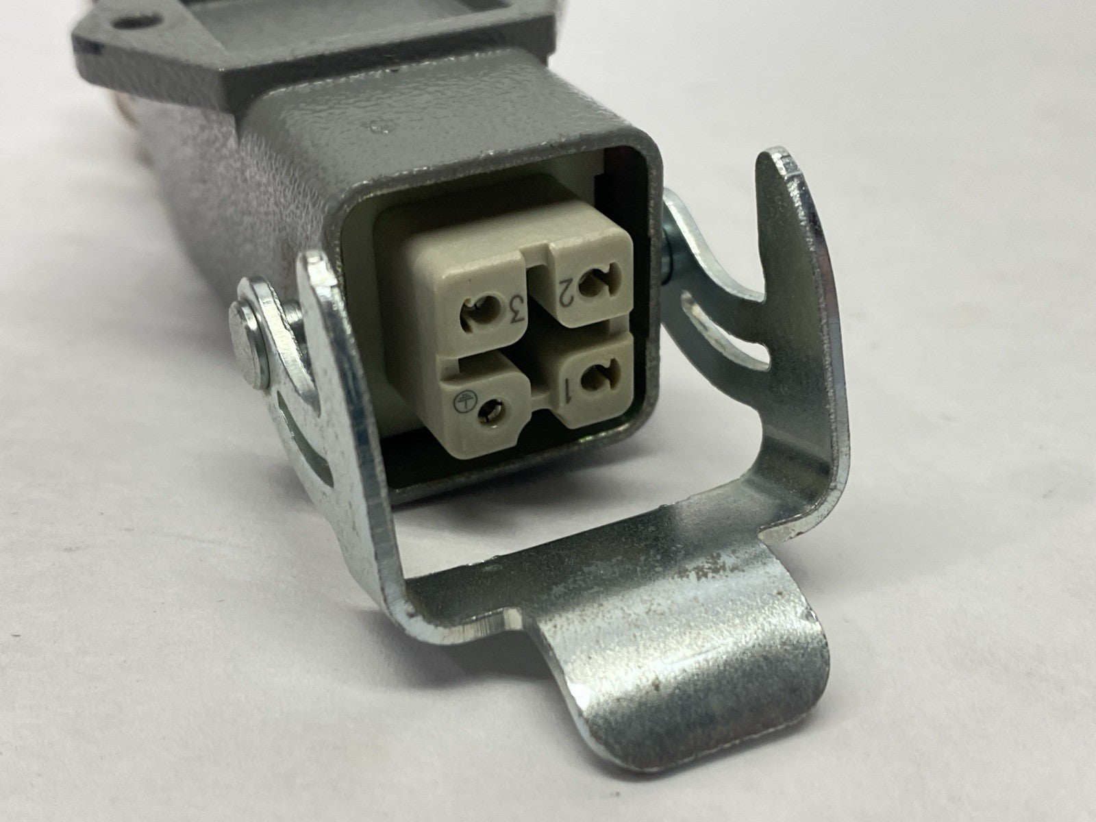 Harting Han 3A-HSM Angled-L-M20 Bottom Closed Connector Housing 19200031252 - Maverick Industrial Sales