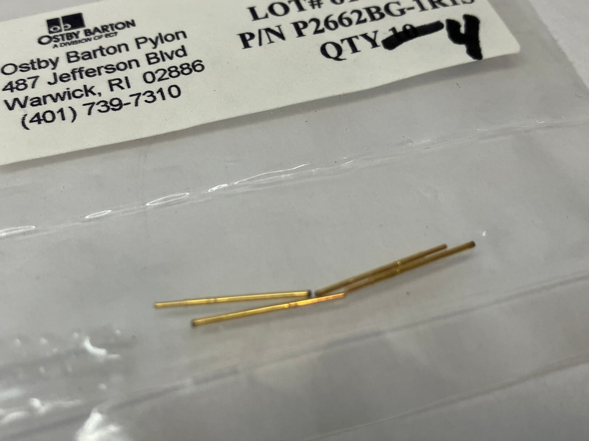 P2662BG-1R1S | Ostby Barton Pylon Spring Loaded Probe Contact PKG OF 4 - New – Open box - Maverick Industrial Sales