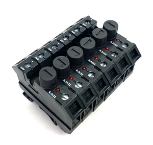 Phoenix Contact UK 10-DREHSILED 24 (6,3x32) Fuse Terminal Block 3005646 LOT OF 6