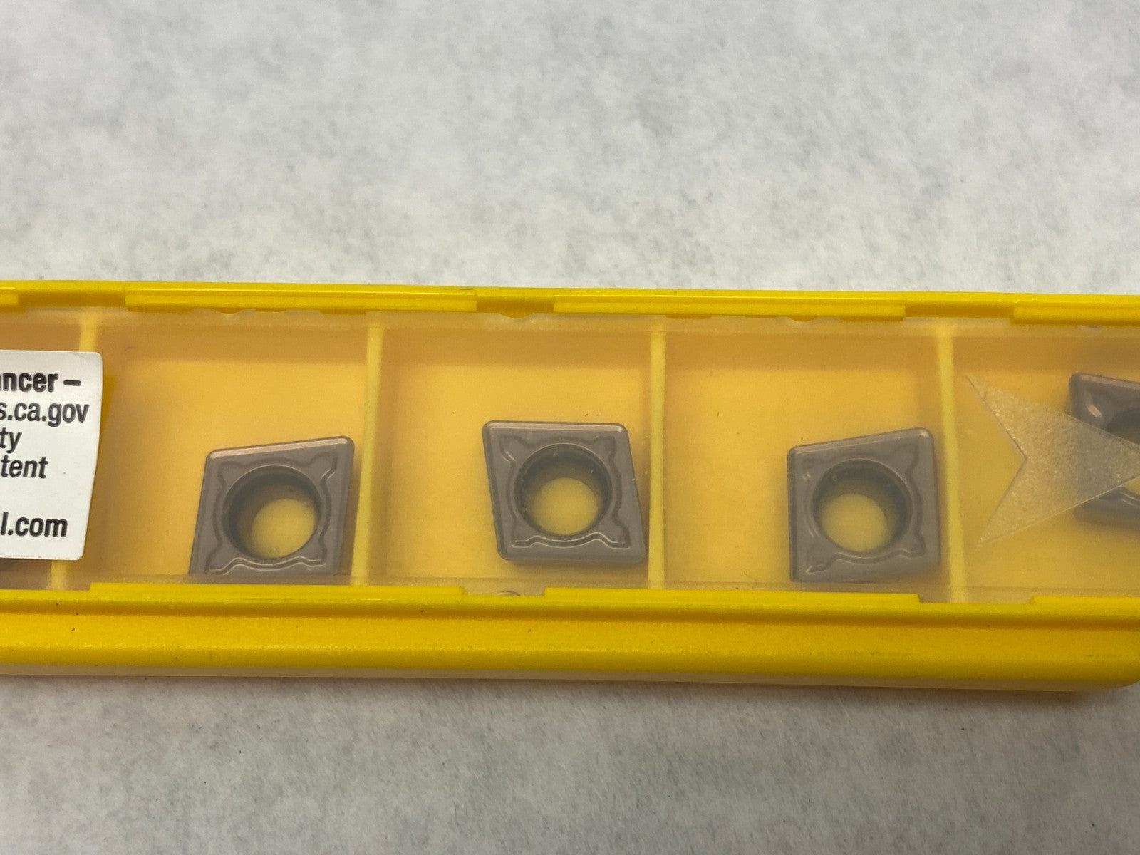 5413187 | Kennametal Screw-On CPMT Inserts Grade KCP10B CPMT09T308MF PKG OF 5 - New - Maverick Industrial Sales