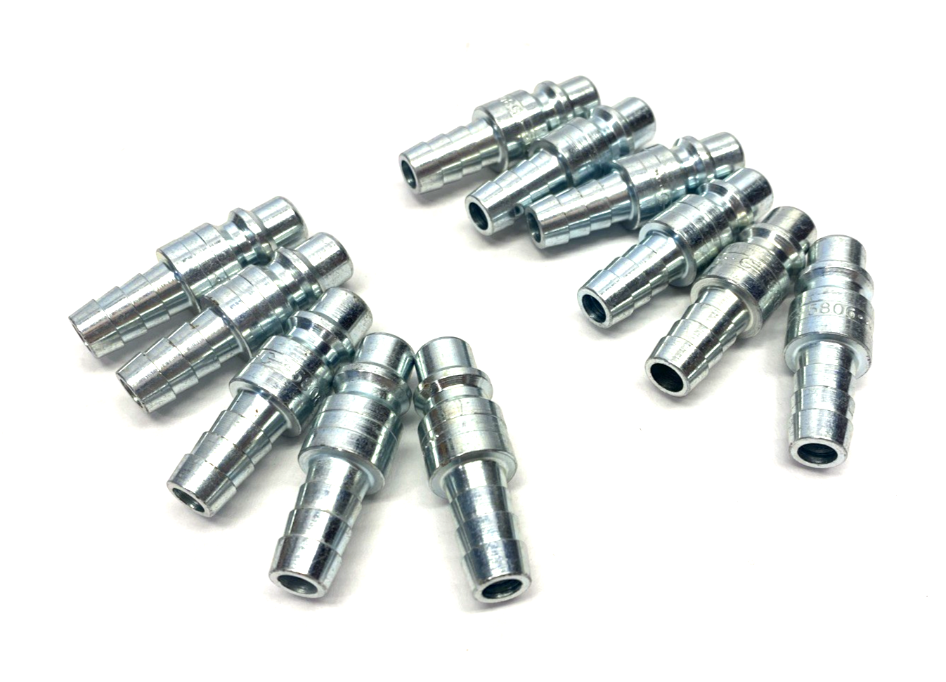Coilhose 5806 Industrial Connector 3/8" Quick-Connect x 3/8" I.D. Hose LOT OF 11 - Maverick Industrial Sales
