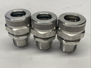 Remke RSR-100-W Aluminum Cord Grip 1/2" NPT LOT OF 3 - Maverick Industrial Sales