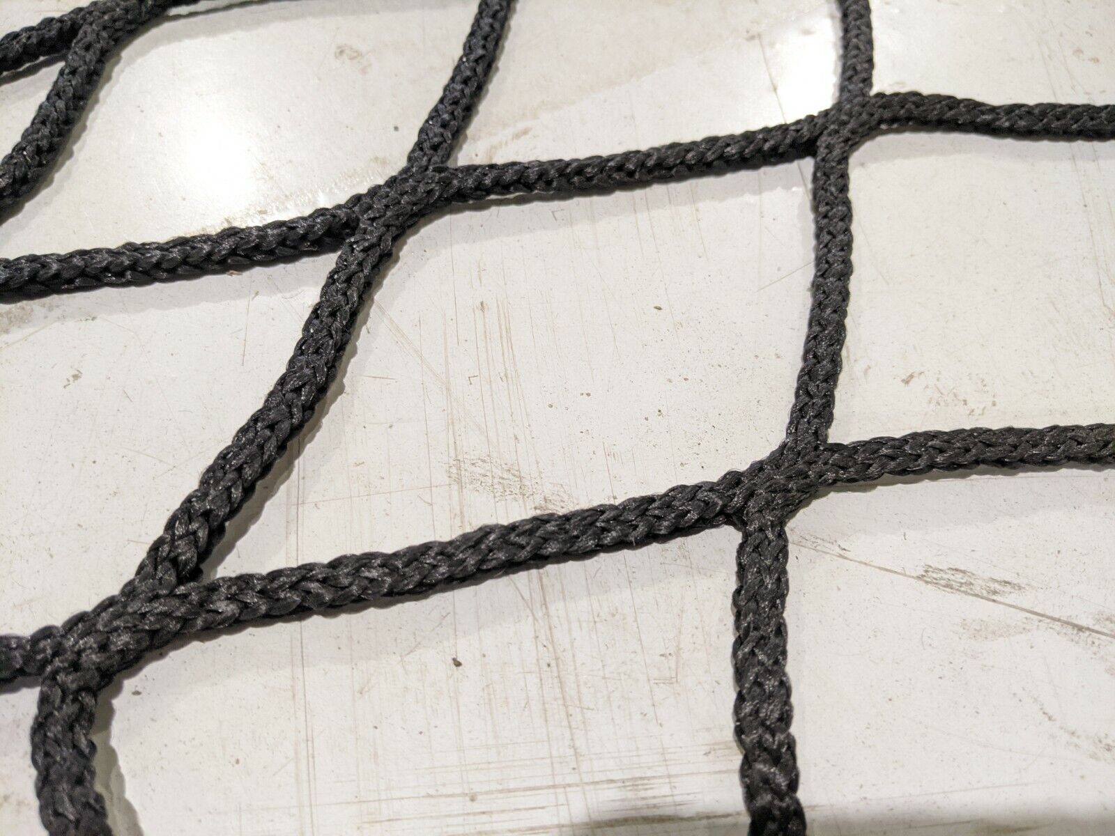 InCord M3000BK Knotless Netting 4" Square Holes 2" Web Border 15ft x 16.50ft - Maverick Industrial Sales