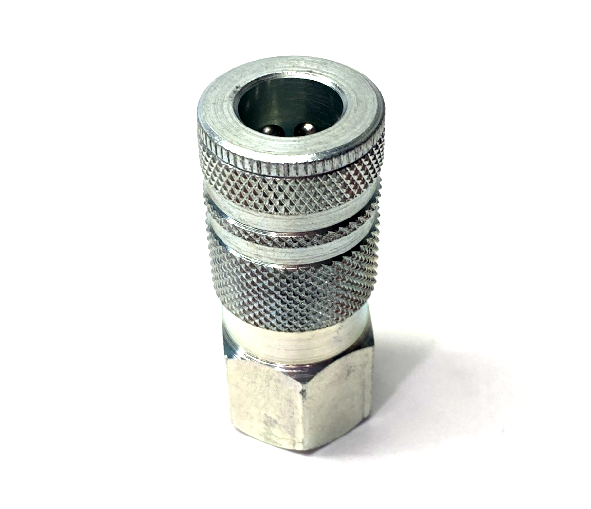 Coilhose 83154351 Pneumatic Hose Coupler Plated 1/2" Female NPT x 3/8" Body Dia. - Maverick Industrial Sales