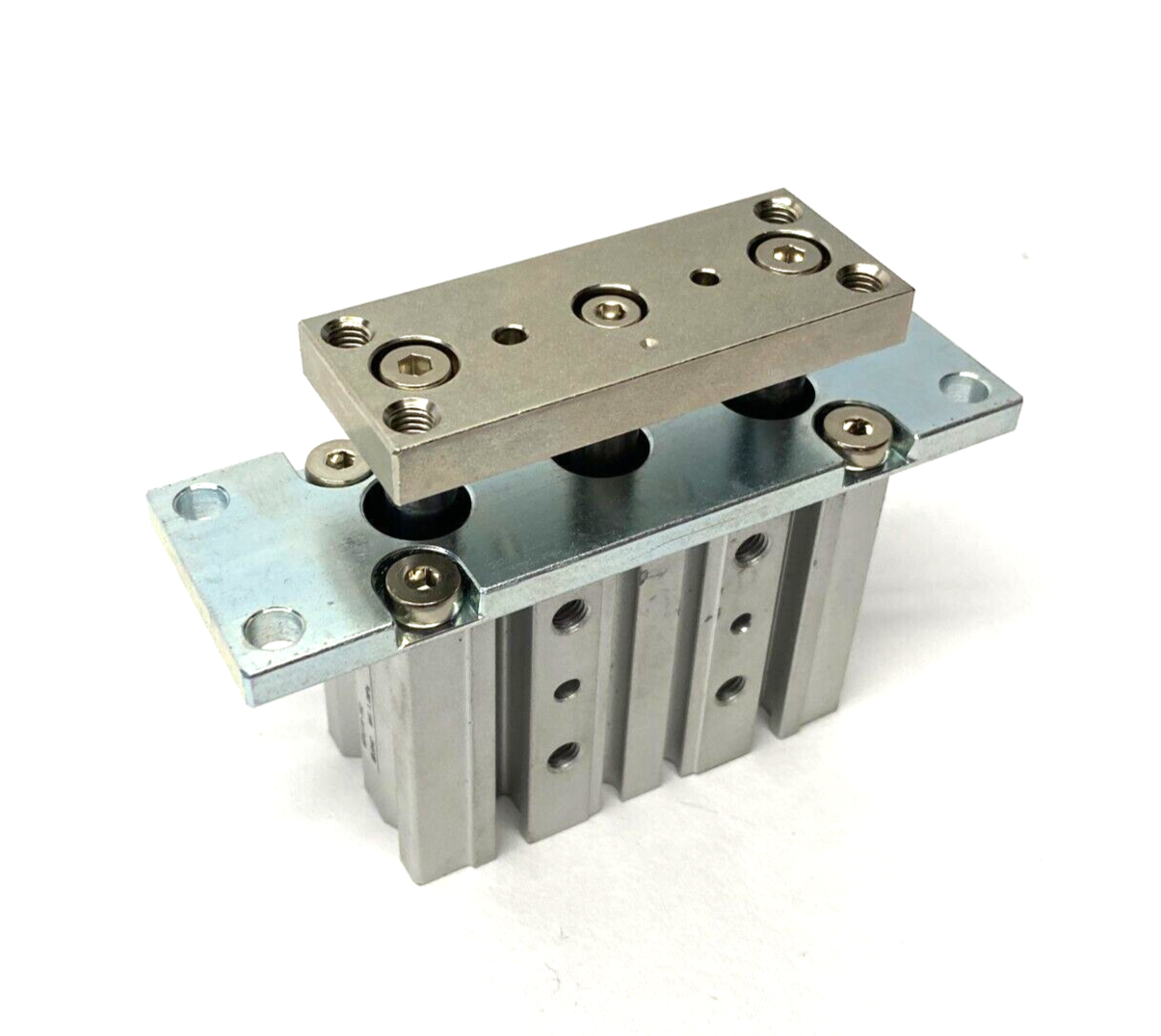SMC MGPLF16-10Z Flange Mount Compact Cylinder 16mm Bore 10mm Stroke - Maverick Industrial Sales