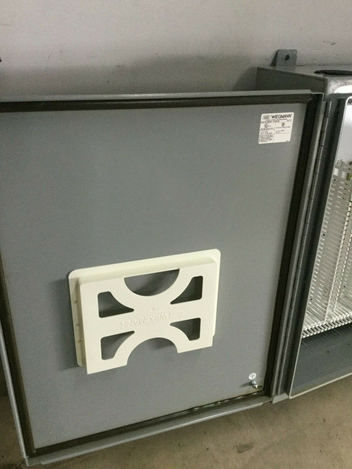 N12302408 | Hubbell Wiegmann Industrial Enclosure 30"x24"x8" w/ Backplate - Used - Maverick Industrial Sales