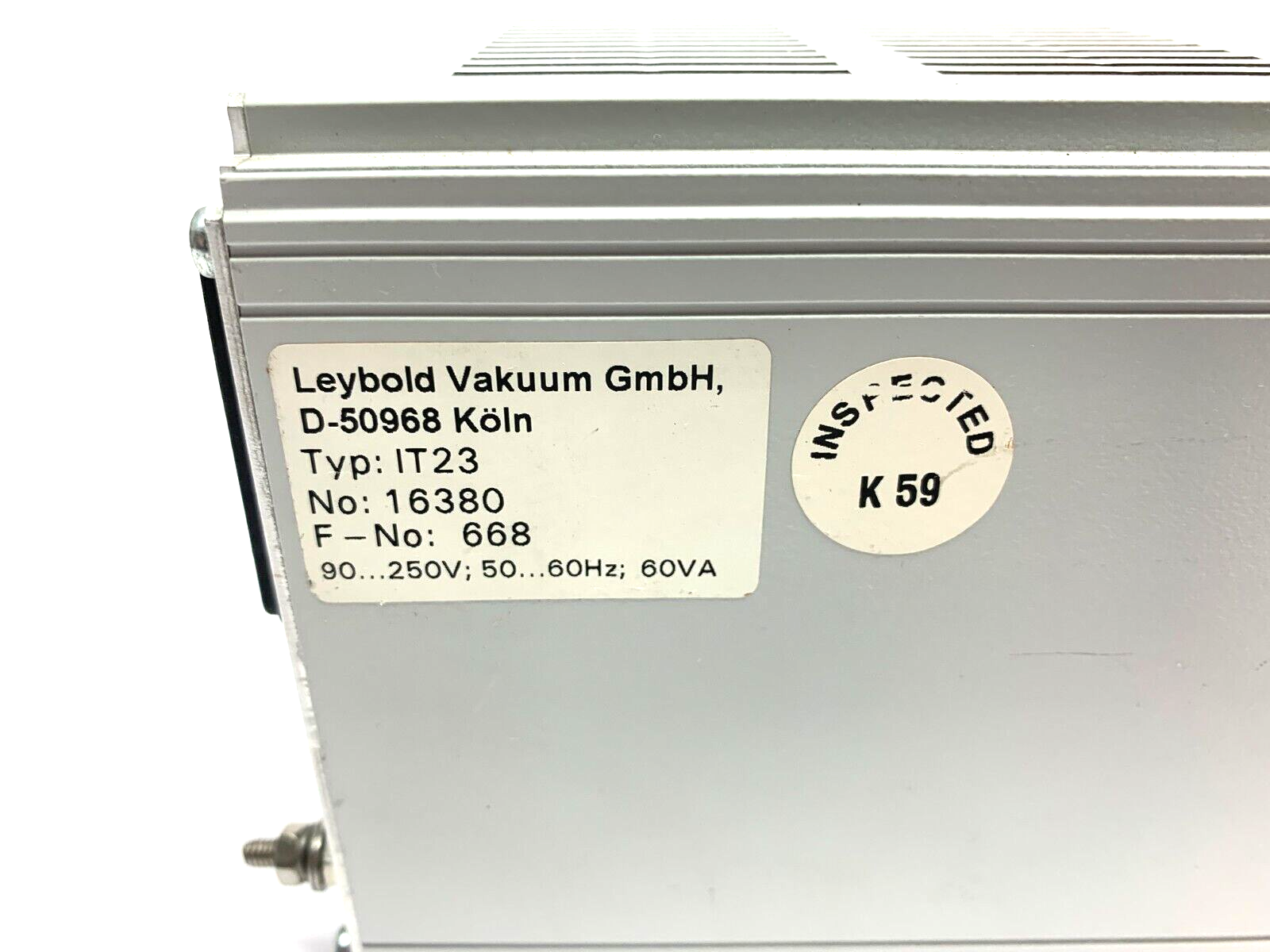 Leybold Combivac IT23 Vacuum Gauge Controller 16380 - Maverick Industrial Sales