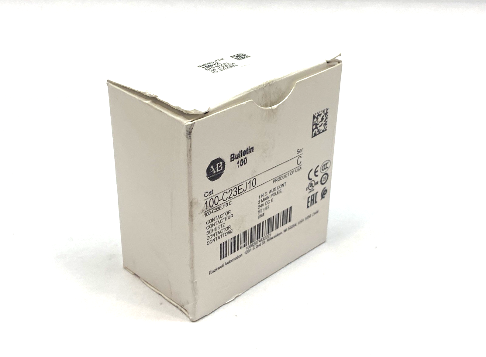 Allen Bradley 100-C23EJ10 Ser. C Contactor 24V DC 3P - Maverick Industrial Sales