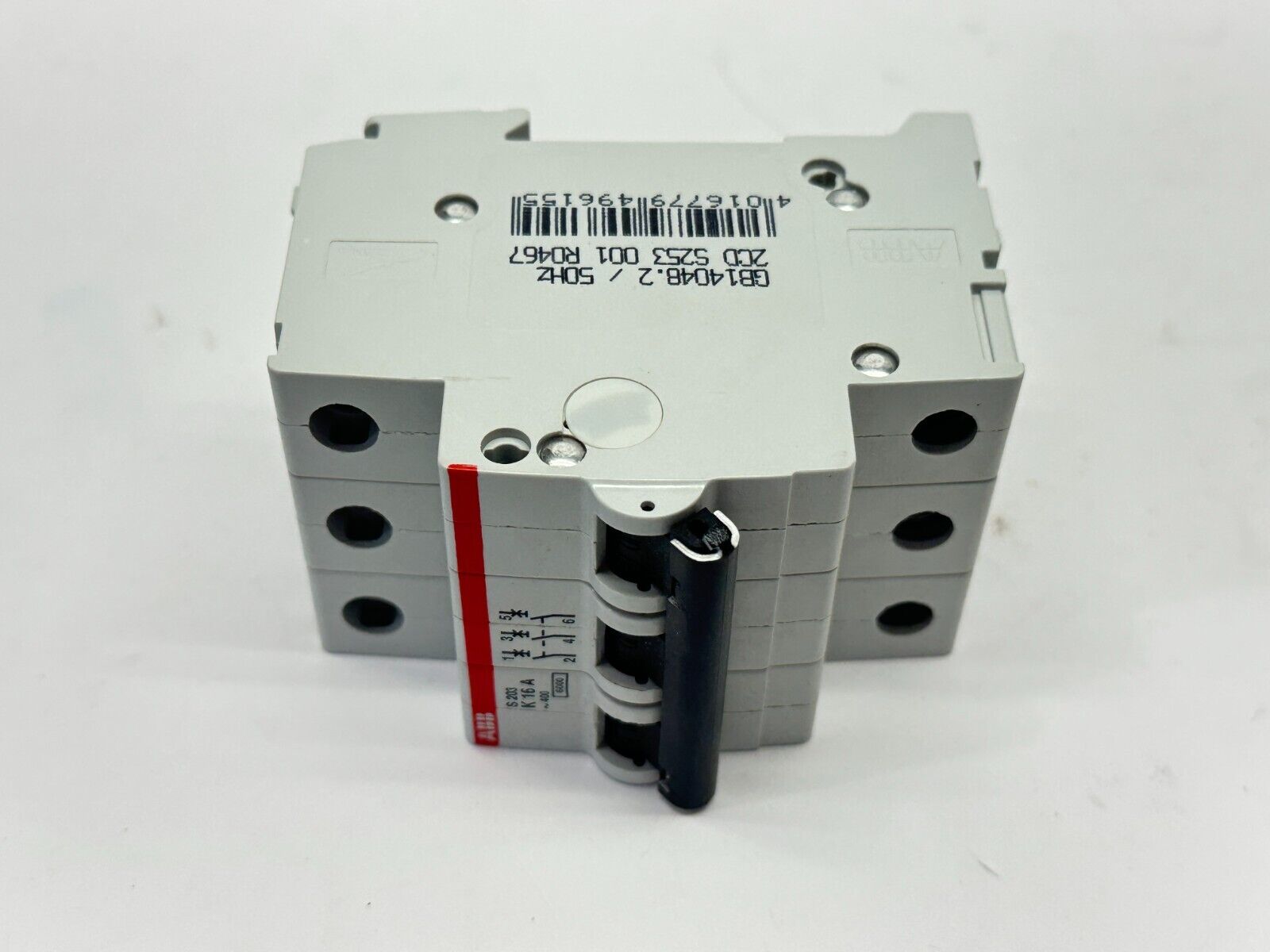 ABB 2CDS 253 001 R0467 S 203-K16 Circuit Breaker 3-Pole 16A 440V - Maverick Industrial Sales