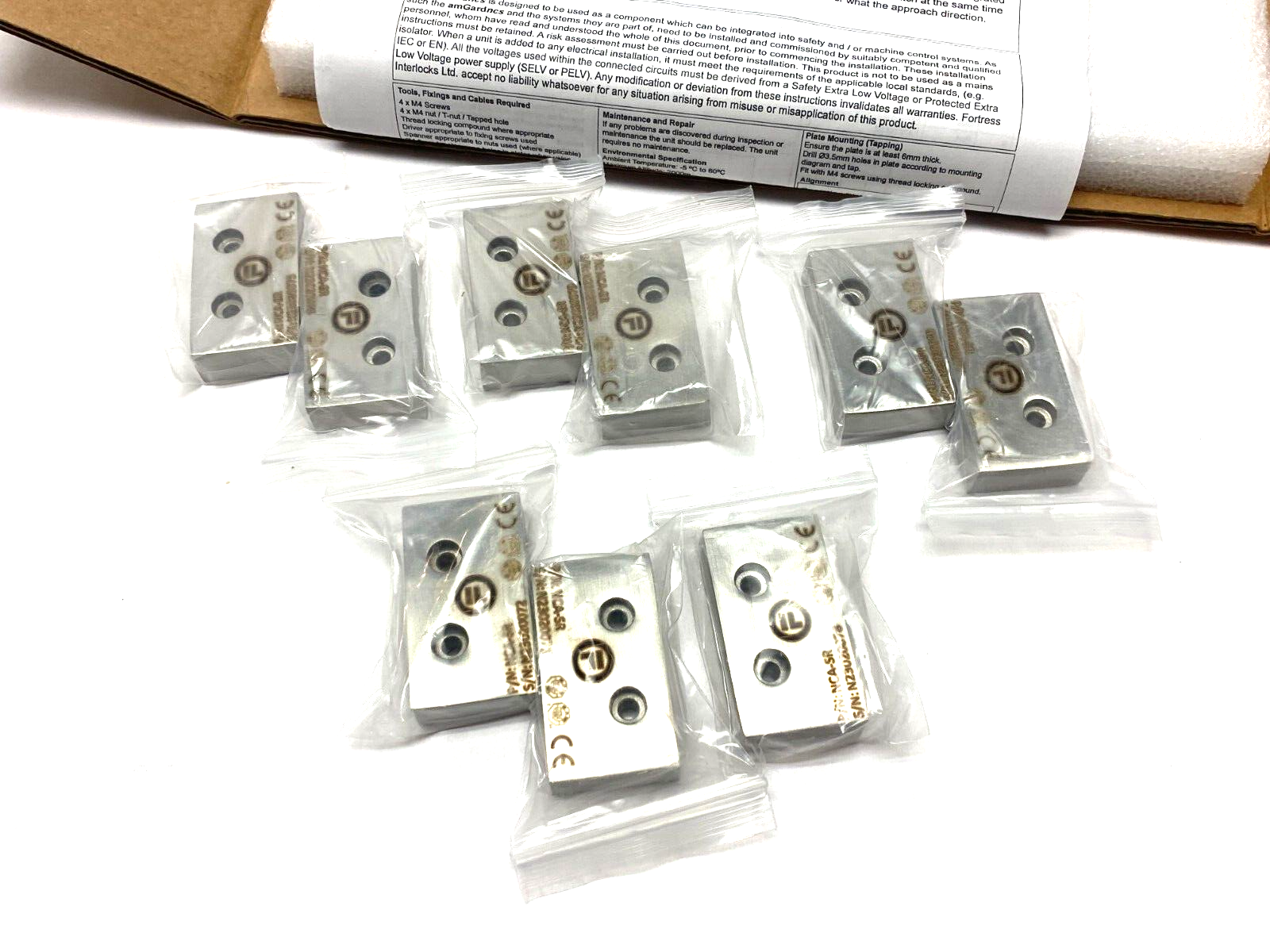 Fortress Interlocks NCA-SR Coded Non-Contact Safety Switch NCS Series PKG OF 9 - Maverick Industrial Sales