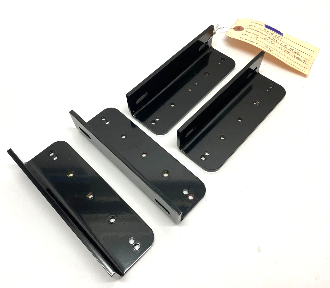 FC&A HDL106 M302 Machine Build Strike Plate Mount For Bender 21~24 LOT OF 4 - Maverick Industrial Sales