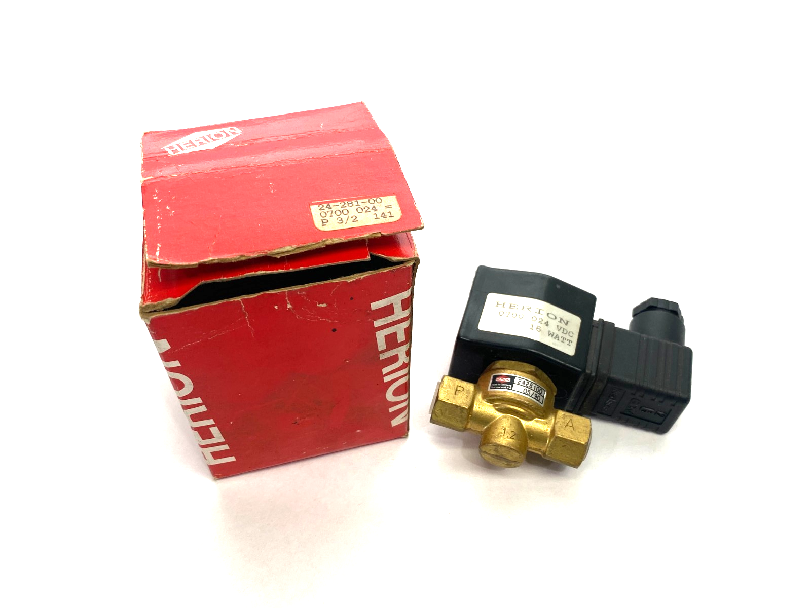 Herion 2428100 Solenoid Valve 3/2 24VDC 0700 - Maverick Industrial Sales