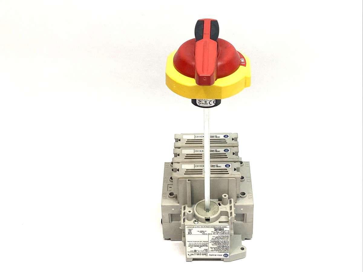 Allen-Bradley 194R-C30-1753 Ser. A Disconnect Switch 3-Pole w/ 194R-PY Handle - Maverick Industrial Sales