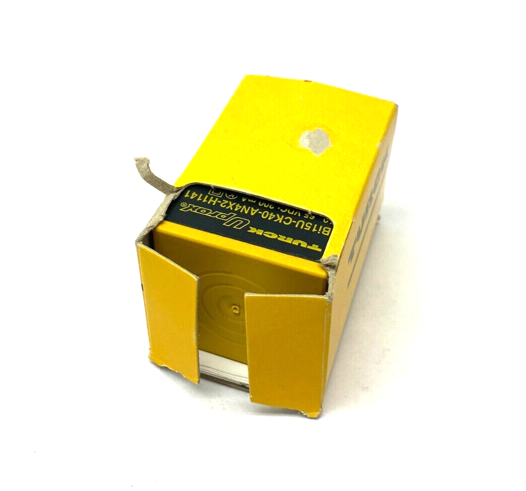 Turck Bi15U-CK40-AN4X2-H1141 uprox 40mm Inductive Cube Sensor 10-65VDC - Maverick Industrial Sales