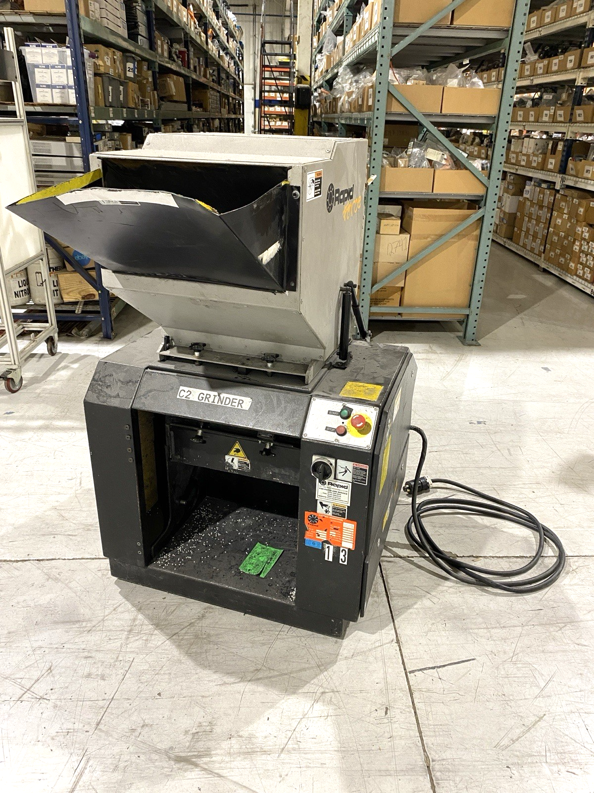 F-19K | Rapid Force Granulator 480V For Repair - For parts or not working - Maverick Industrial Sales