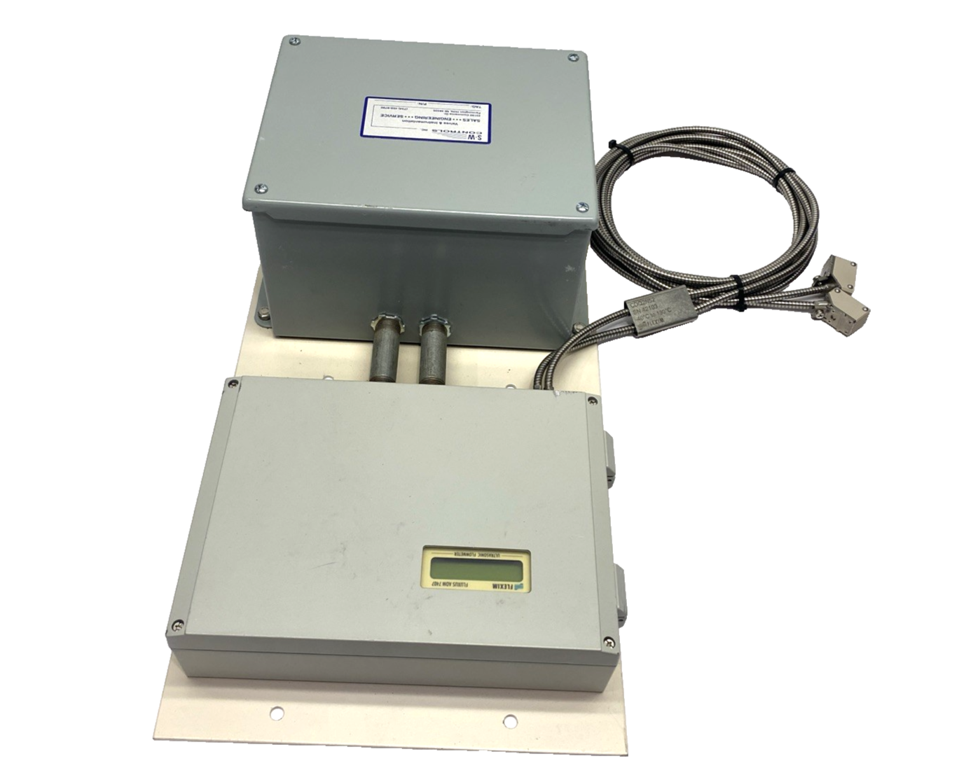 Flexim Flexus ADM 7407 Ultrasonic Flowmeter With CDQ2N52 Clamp-On Transducer - Maverick Industrial Sales