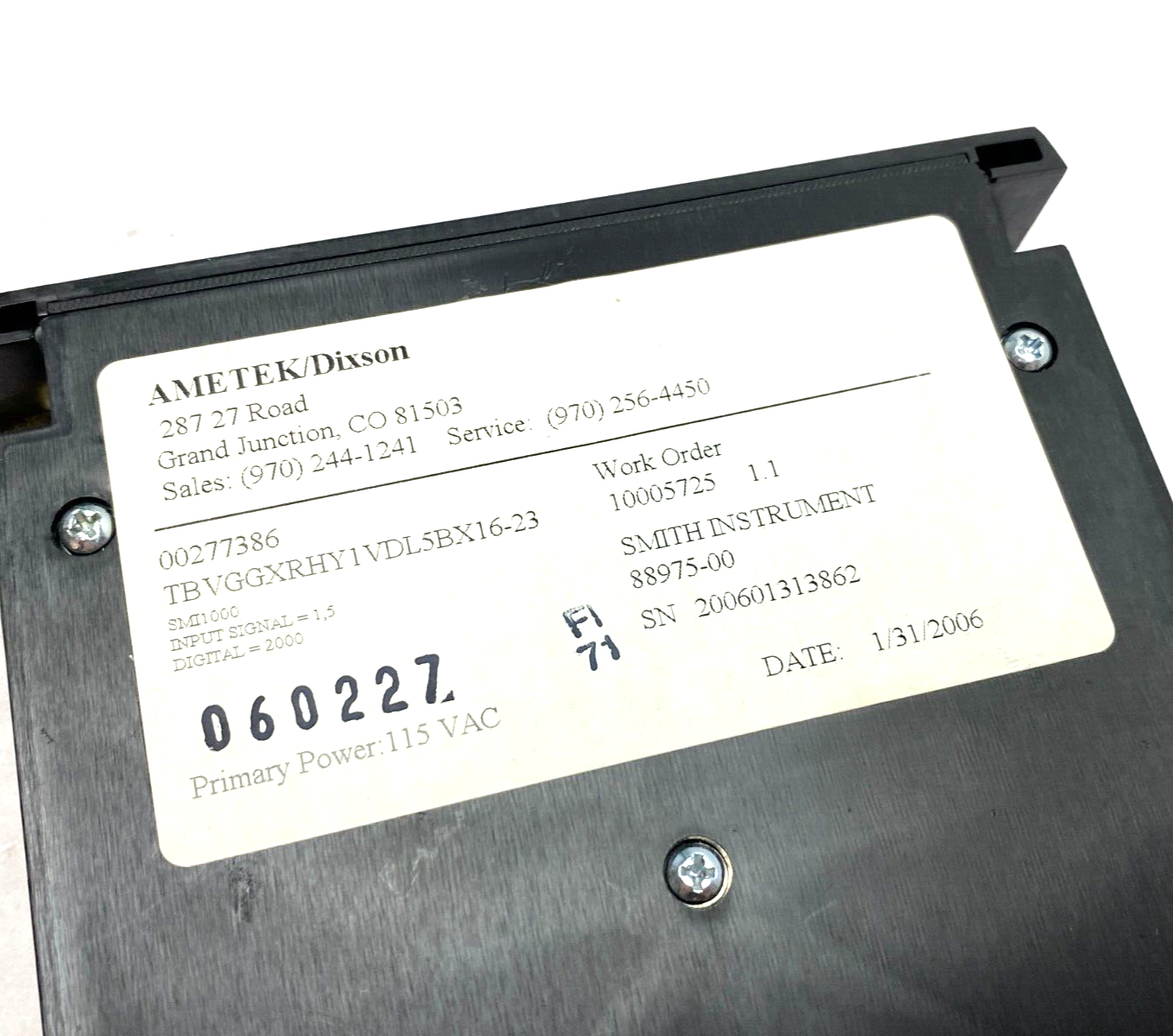 Amtek Dixson TBVGGXRHY1VDL5BX16-23 Pro Series Bargraph 0-2000 Degree F - Maverick Industrial Sales