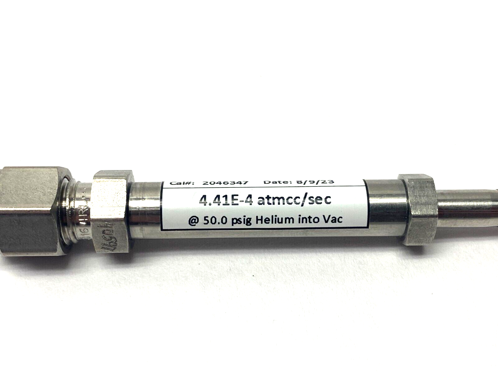 Inficon SPC-2016-G1 Helium Leak Detection Vacuum Jet Nozzle 4.41E-4 atmcc/sec - Maverick Industrial Sales