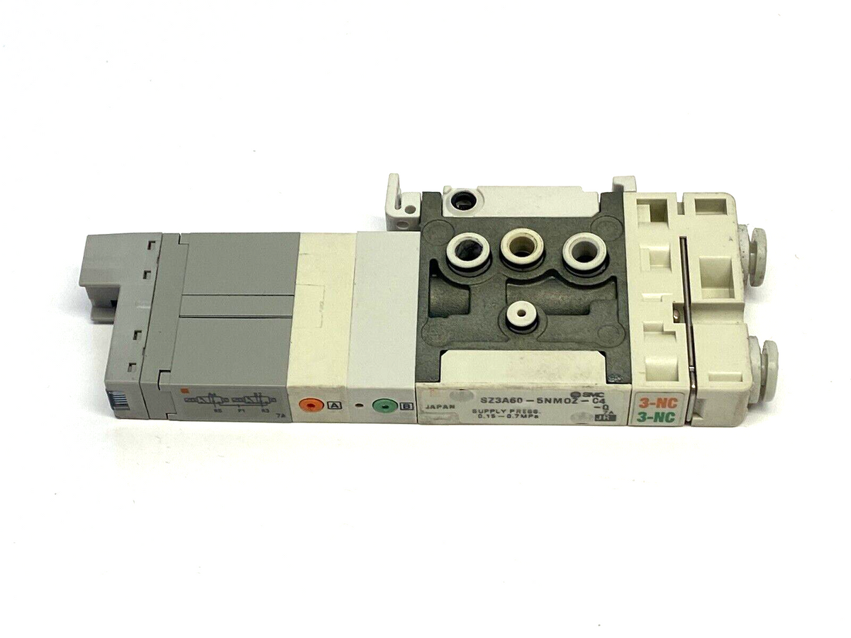 SZ3A60-5NM0Z-C4 | SMC Solenoid Valve 5-Port - Used - Maverick Industrial Sales