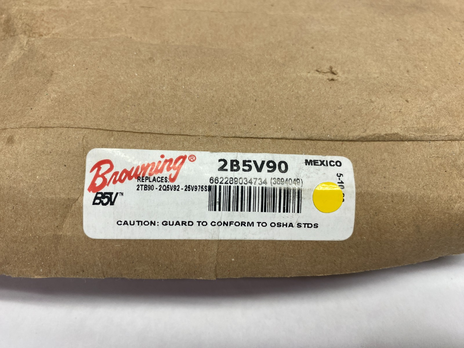 Browning 2B5V90 Dual-Groove Split Taper Sheave, Cast Iron - Maverick Industrial Sales