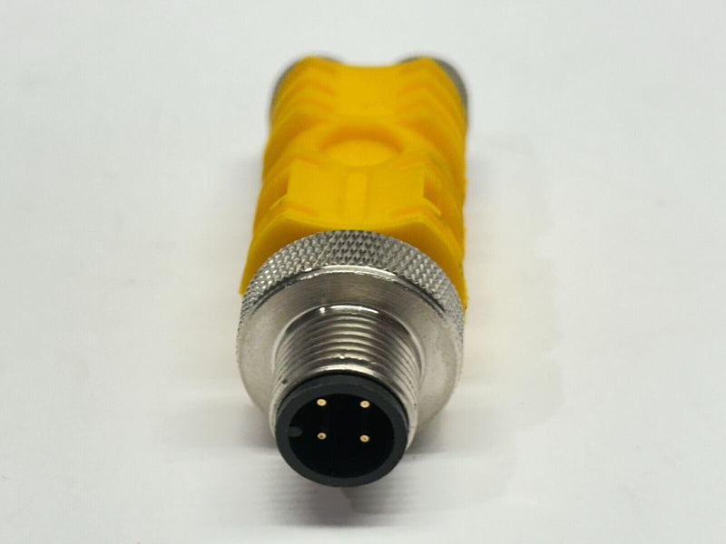 Turck VBRS 4.4-2SKM 3 Actuator Sensor Splitter Male M12 4-Pin 2x Female M8 3-Pin - Maverick Industrial Sales