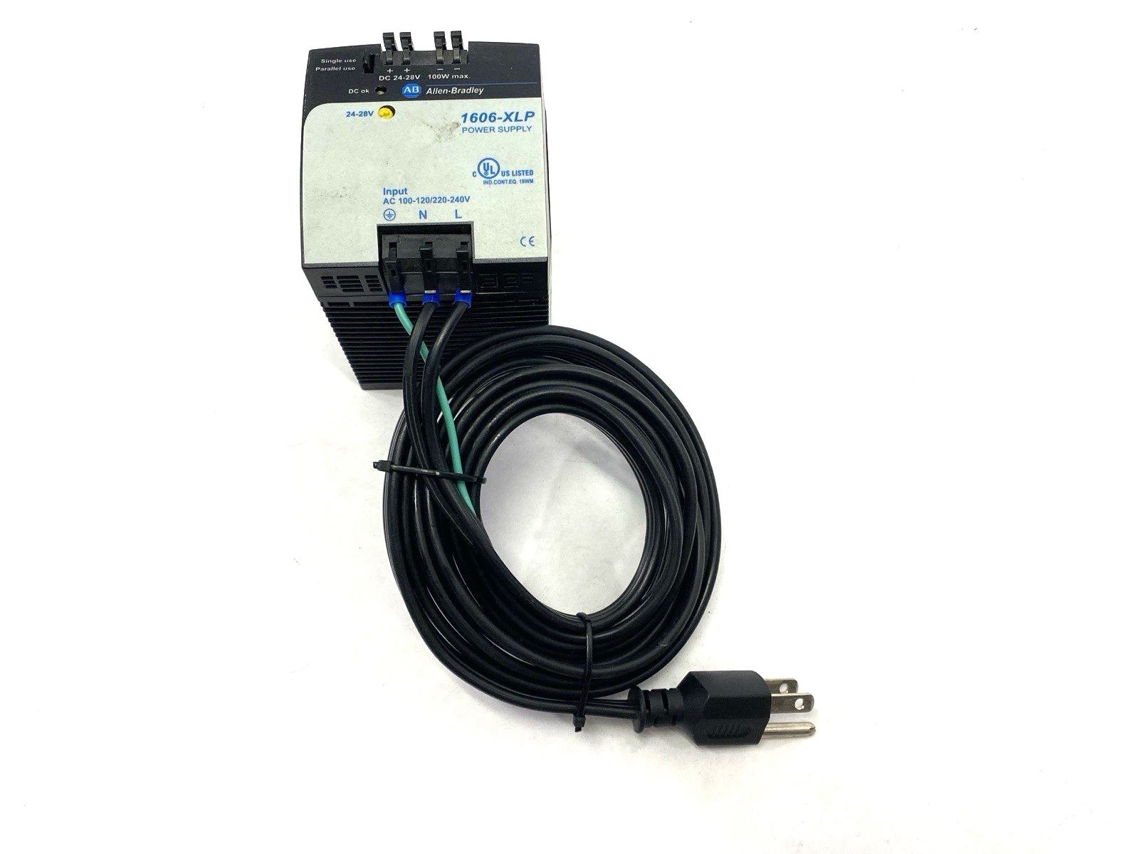 1606-XLP100E | Allen Bradley Ser. A Power Supply 24-28VDC 100W - Used - Maverick Industrial Sales