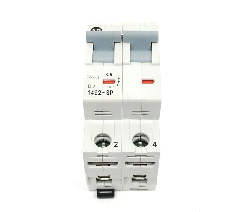 Allen Bradley 1492-SP2D020 Ser. C Supplementary Miniature Circuit Breaker 2P 2A - Maverick Industrial Sales