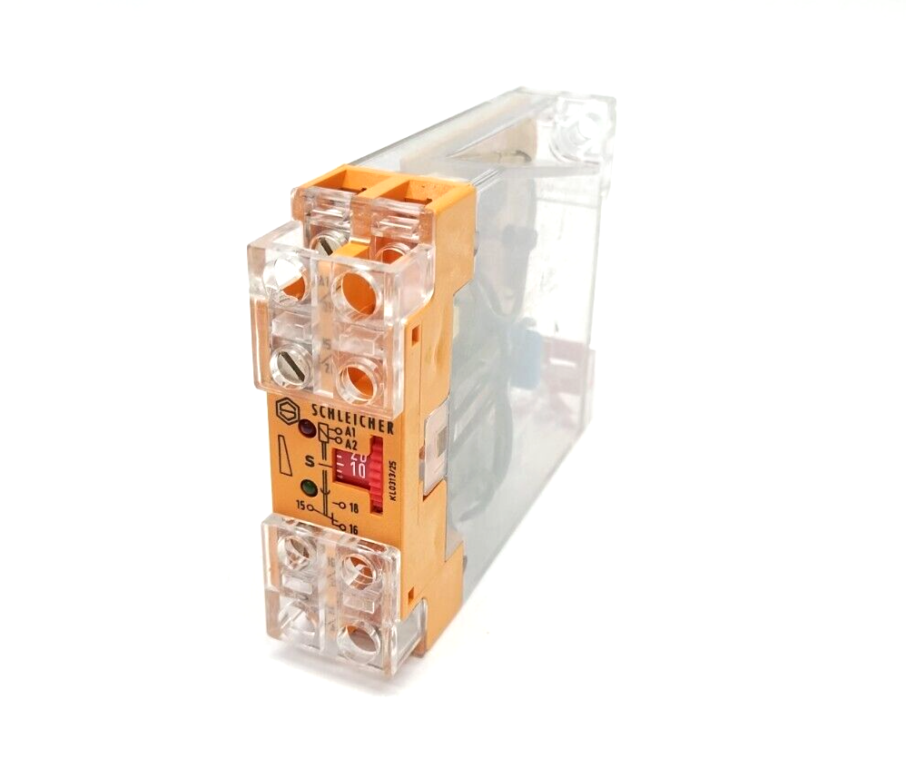 Schleicher KZT 11 Time Relay 24V 500W 6A 5s - 100s - Maverick Industrial Sales